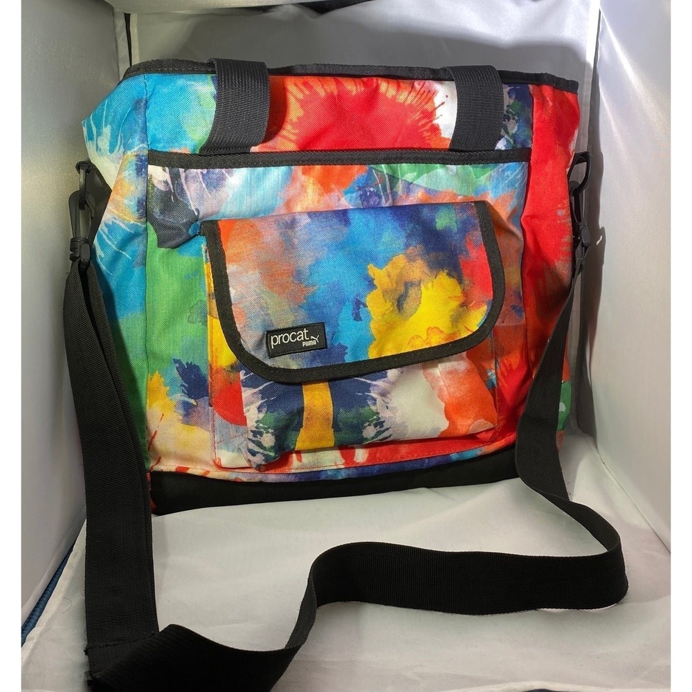 Puma laptop case travel bag Procat tie dyed colorful